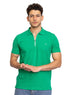 Green Zipper Polo - Khotwh