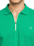 Green Zipper Polo - Khotwh