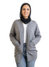 Grey Andy - Basic Pocket Cardigan - Khotwh