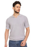 Grey Design 14 - F - Polo Neck T-Shirt - Khotwh