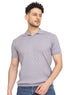 Grey Design 22 - F - Polo Neck T-Shirt - Khotwh