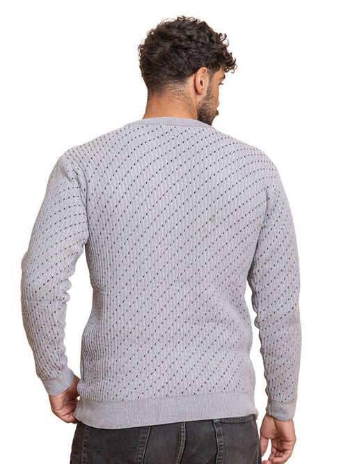 Grey Design 2410 Round Pullover - Khotwh