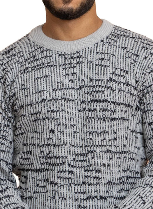 Grey Design 2432 Round Pullover - Khotwh
