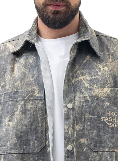 Grey Design 3012 Shirt - Khotwh