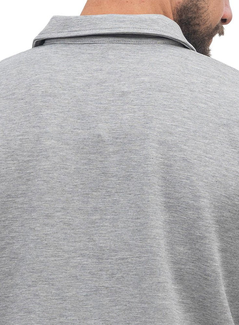 Grey Design 3071 NF-Polo Neck T-Shirt - Khotwh