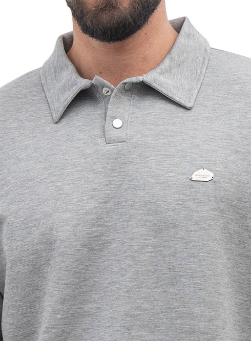 Grey Design 3071 NF-Polo Neck T-Shirt - Khotwh