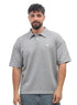 Grey Design 3071 NF-Polo Neck T-Shirt - Khotwh