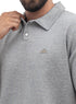 Grey Design 3071 NF-Polo Neck T-Shirt - Khotwh