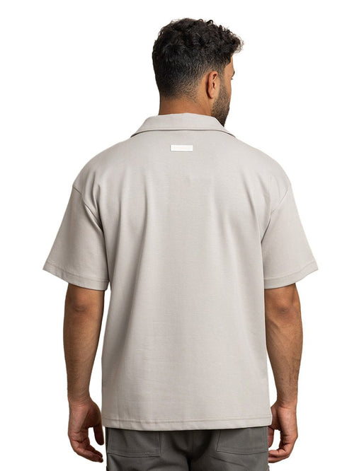Grey Design 4015 NF - Polo Neck T-Shirt - Khotwh