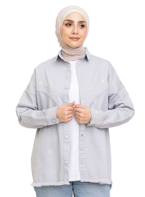 Grey Design 719311Jacket - Khotwh