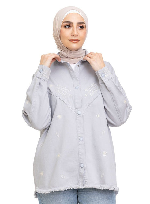 Grey Design 719311Jacket - Khotwh