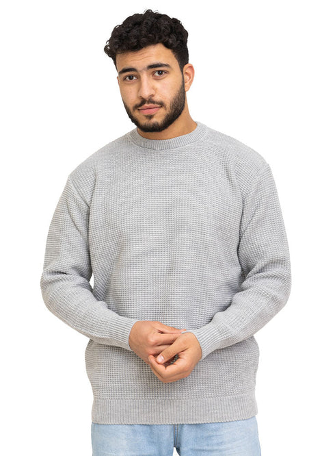 Grey - Design p2202 PF - Round Pullover - Khotwh
