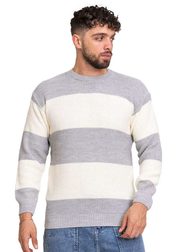 Grey - Design2226 PF - Round Pullover - Khotwh