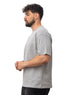 Grey K - Oversize Round T-Shirt - Khotwh
