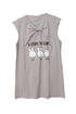 Grey knot Night Shirt - Design 13 - Khotwh