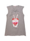 Grey knot Night Shirt - Design 3 - Khotwh