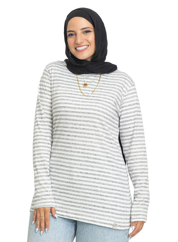 Grey Lines Long Sleeve - Khotwh