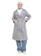 Grey Long Feather Jacket - Khotwh