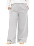 Grey Melton Wide Leg (W) - Khotwh