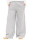 Grey Melton Wide Leg (W) - Khotwh