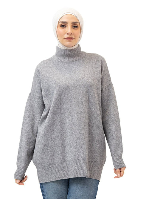 Grey Over Size Half Cole - Khotwh