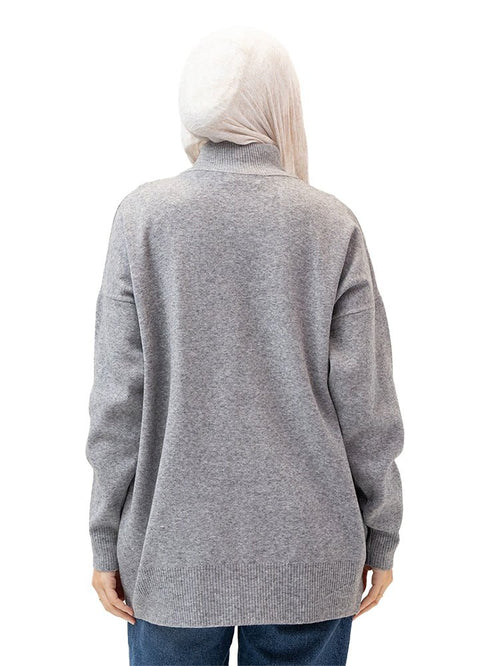 Grey Over Size Half Cole - Khotwh