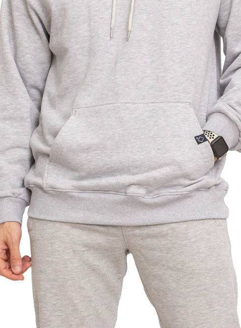 Grey Over Size Hoodie - Khotwh