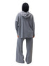Grey Over Size Knitted Suit - Khotwh