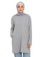 Grey Pocket Tunic - Khotwh