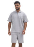 Grey Polo Neck Suit - Khotwh
