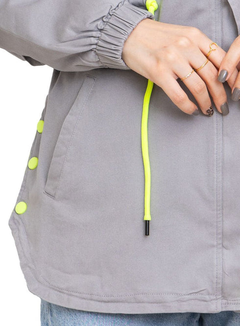 Grey RD - Gabardine Jacket - Khotwh