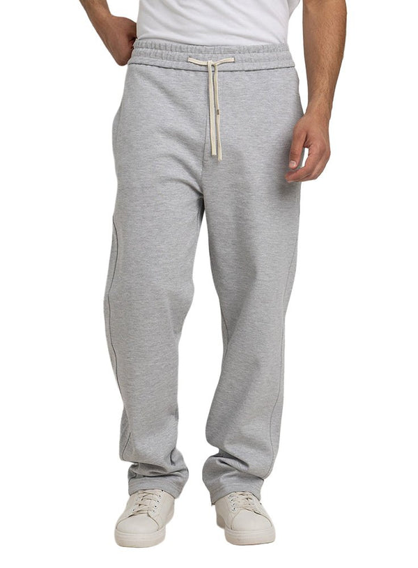Grey Wide Leg Pants - Khotwh