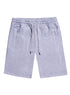 Grey Zipper Melton Short - Khotwh