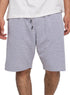 Grey Zipper Melton Short - Khotwh