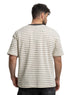 Grey*Off - white Design 3042 NF - Striped Round T-Shirt - Khotwh