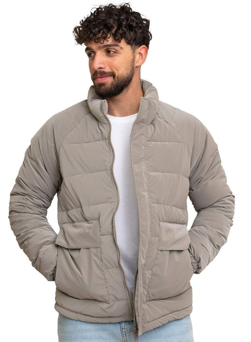 Gunmetal Puffer Jacket 2 - Khotwh