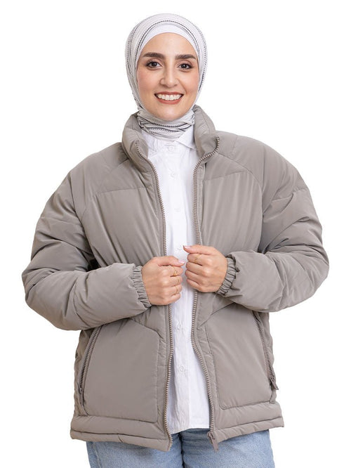 Gunmetal Puffer Jacket 5 - Khotwh