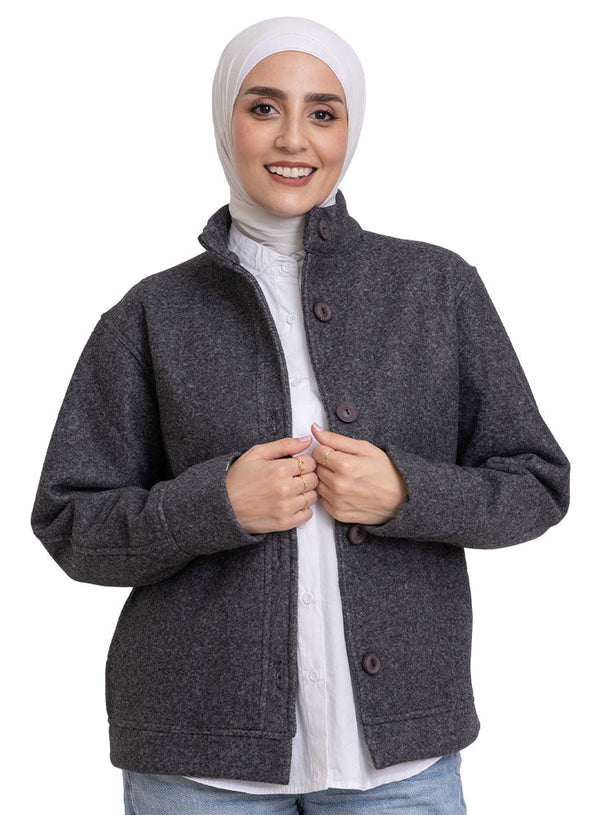 Gunmetal RD - Short Feather Shirt - Khotwh