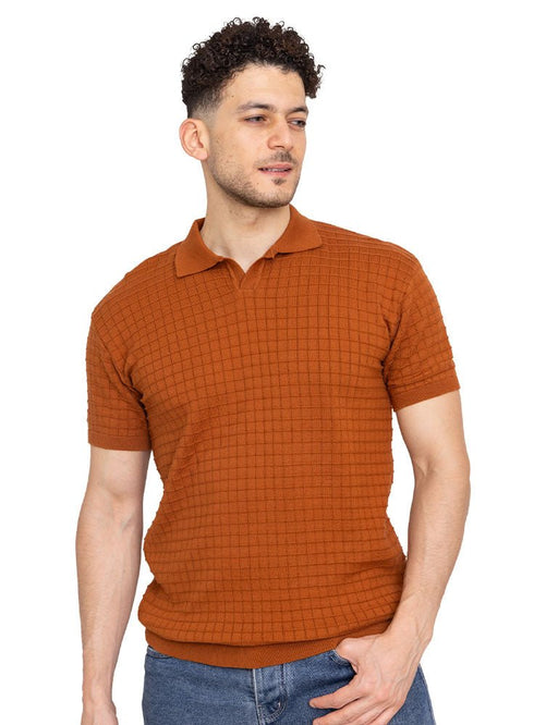 Hafan Design 15 - F - Polo Neck T-Shirt - Khotwh