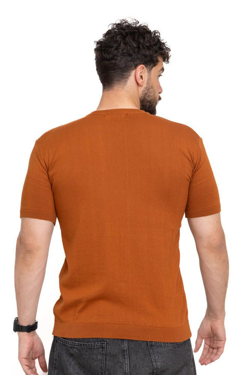 Hafan F - S.Knit Round T-shirt - Khotwh