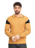 Hafan F - Striped Polo Neck Pullover Design 1 - Khotwh