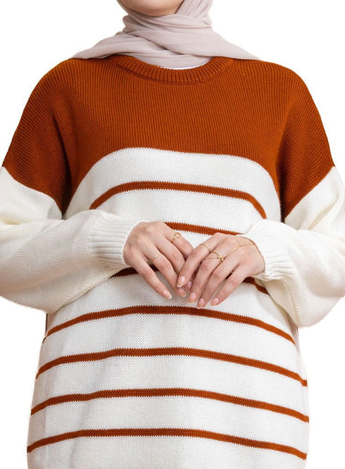 Hafan Striped Knit Suit 3 - Khotwh