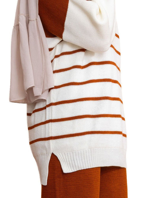 Hafan Striped Knit Suit 3 - Khotwh