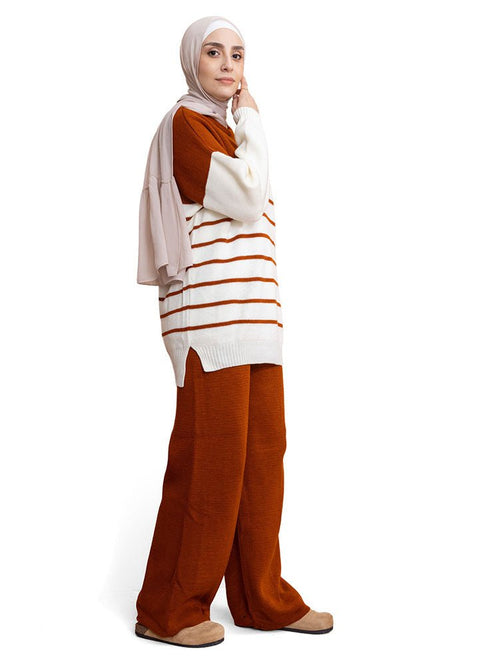 Hafan Striped Knit Suit 3 - Khotwh