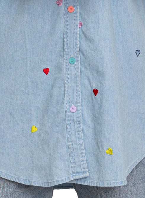 Heart - Ice E - Long Jeans Shirt - Khotwh