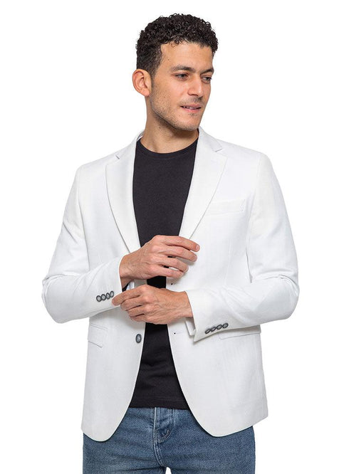 Hexa White Blazer - Khotwh