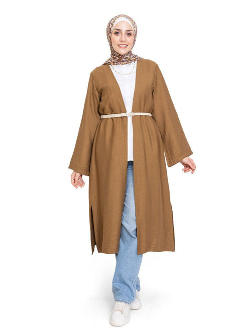 Honey Linen Kimono - Khotwh