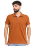 Honey Zipper Squares Polo Neck T-Shirt - Khotwh