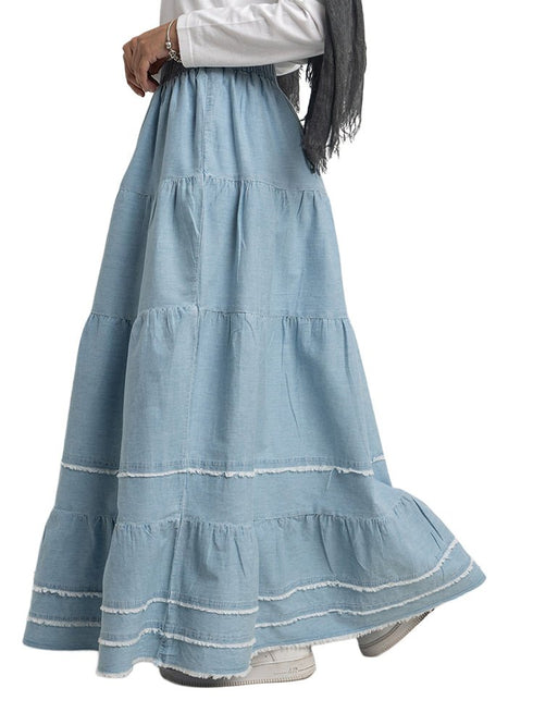 Ice - Design 7545 Denim Skirt - Khotwh
