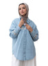 Ice Embroidered Denim Shirt - Khotwh